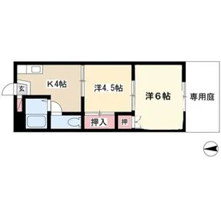 サマックス ツフィア【205号室】の間取り