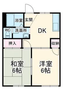 ハイツサンライズ【102号室】の間取り