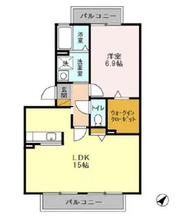 ミルフィーユ・アネックス【3階】の間取り