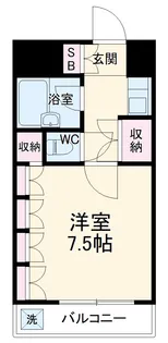 グリーンターフ南行徳【505号室】の間取り