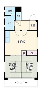 レスポワール泉美【201号室】の間取り