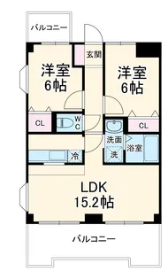 クレスタ妙典【5階】の間取り