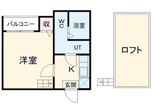 エスポワール六番町【1階】の間取り