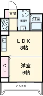 ミリオネア【505号室】の間取り