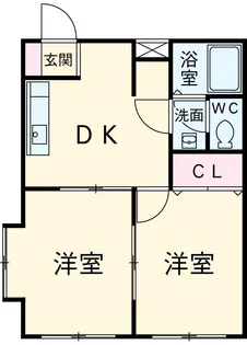 ラ・メイジュⅡ【1階】の間取り