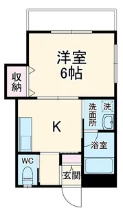 クローバー【1階】の間取り