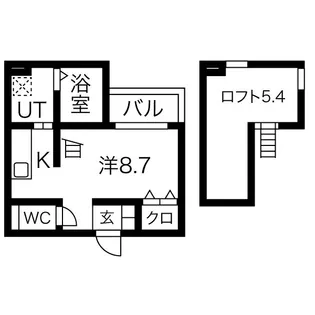 Luck【203号室】の間取り