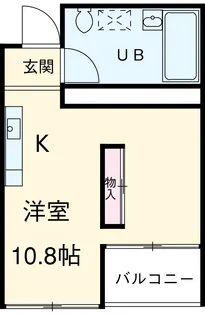 BAUWERK【7階】の間取り