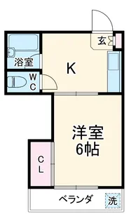 グランメールカヤの木【1階】の間取り