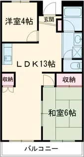 グリーンヒル桜ヶ丘【101号室】の間取り