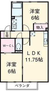 アバンダント妙典【1階】の間取り