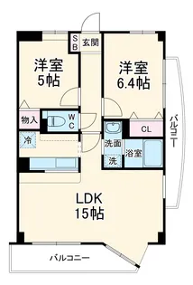 メゾン・ヴィクトワール【2階】の間取り