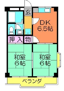 ロイヤルハイツNo3【301号室】の間取り