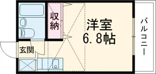 ハウスウエスト【1階】の間取り