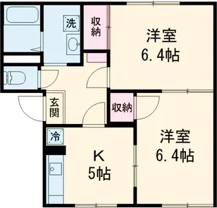 フレグランス平山C【2階】の間取り