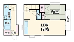 トリーモースト【203号室】の間取り