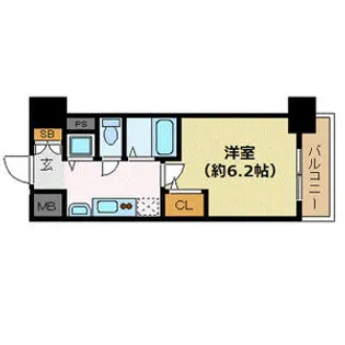プレサンス名古屋STATIONビジュ【2階】の間取り