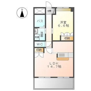 ブルーローズ【305号室】の間取り