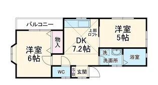 2wins福栄【2F号室】の間取り