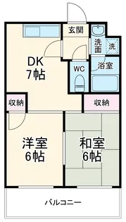 ベルソレーユ【102号室】の間取り