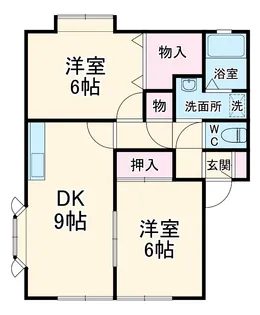 メゾンドールD【101号室】の間取り