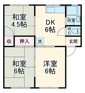 メゾンアプリコット【2階】の間取り
