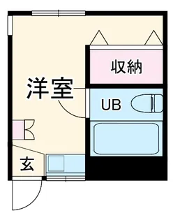 YKハイツ【1階】の間取り