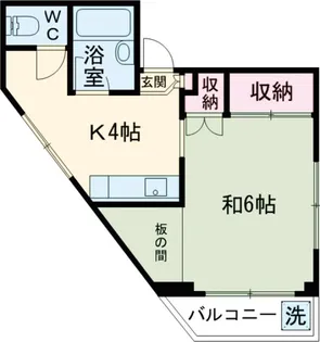 野村壱番館【302号室】の間取り