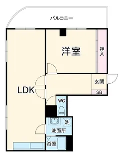 第8カーサ円正【201号室】の間取り