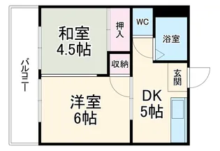 コーポ高松苑【103号室】の間取り
