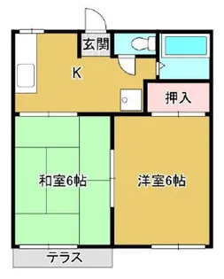 アークハイム【1階】の間取り