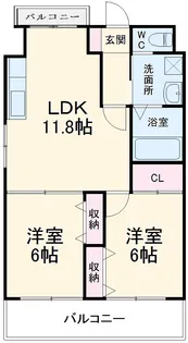 メゾン・ド・カカウェット【5階】の間取り