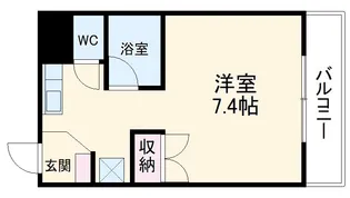 TOWNみやび【302号室】の間取り