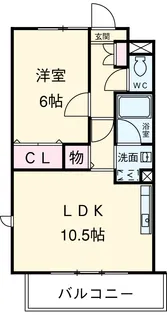 フィオーレ レジデンス【2階】の間取り