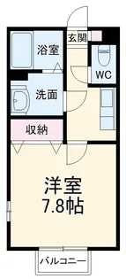 アムール本太【2階】の間取り