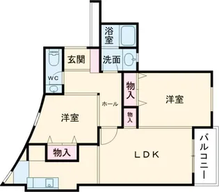 ヒルサイドイン国分寺【3階】の間取り