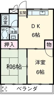 小島マンション【403号室】の間取り