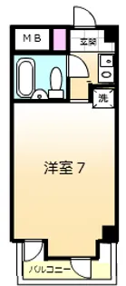 CKすずかけ台【513号室】の間取り