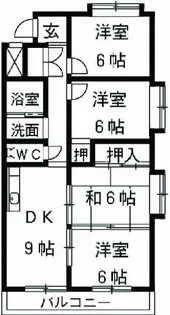 クラリティーガーデン【901号室】の間取り