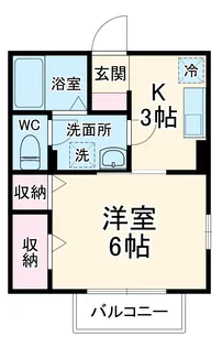グランドリーフ【2階】の間取り