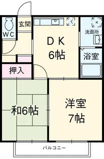 コーポアネスト【2階】の間取り