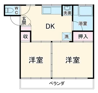 キャンベラハウス【3階】の間取り