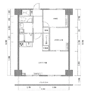 サンハイツ大和第2【4階】の間取り