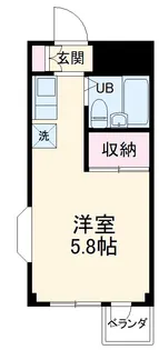 宮前ビル【6階】の間取り