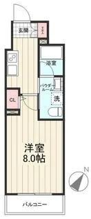 ベルシード西巣鴨【6階】の間取り
