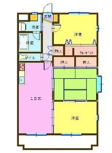 バルパレーヴァンヴェール【1階】の間取り
