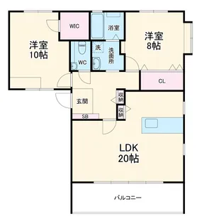 ロジェマン【2階】の間取り