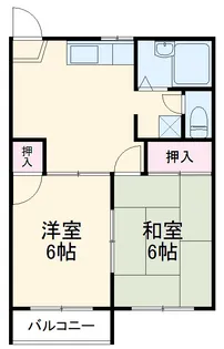 フォーブル山奥【2階】の間取り