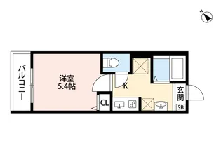 アルス【2階】の間取り