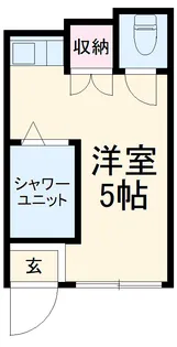 クロスコート向ヶ丘Ⅰ【104号室】の間取り